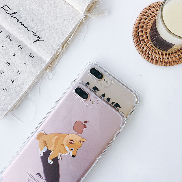 เคสน้องหมาน่ารัก iPhone XS MAX , iPhone X , iPhone 7 Plus , 8 Plus , 6s Plus